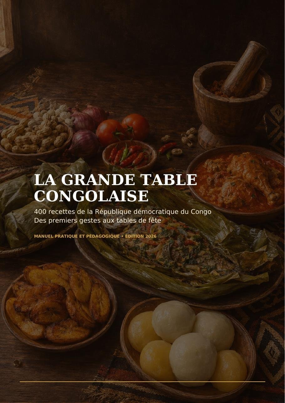 Couverture du livre La Grande Table Congolaise